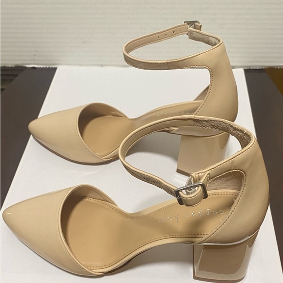 ♦️ Cooper Key Cream/Tan/Beige Ankle‎ Strap SZ 6 - Picture 4 of 5